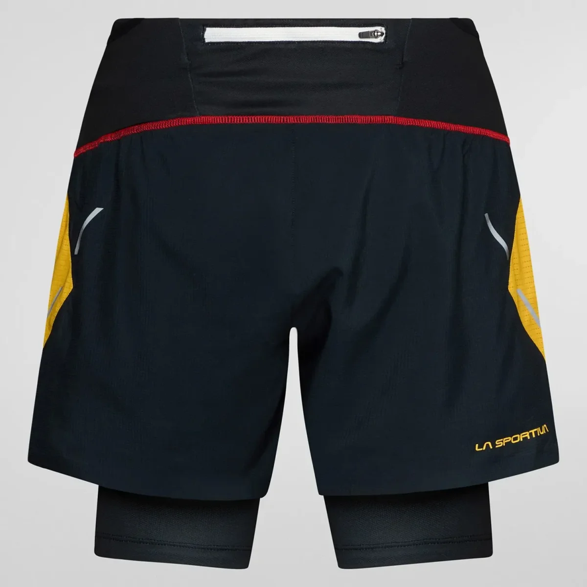 Pantalones cortos ULTRA DISTANCE SHORTS M yellow - black - Imagen 3