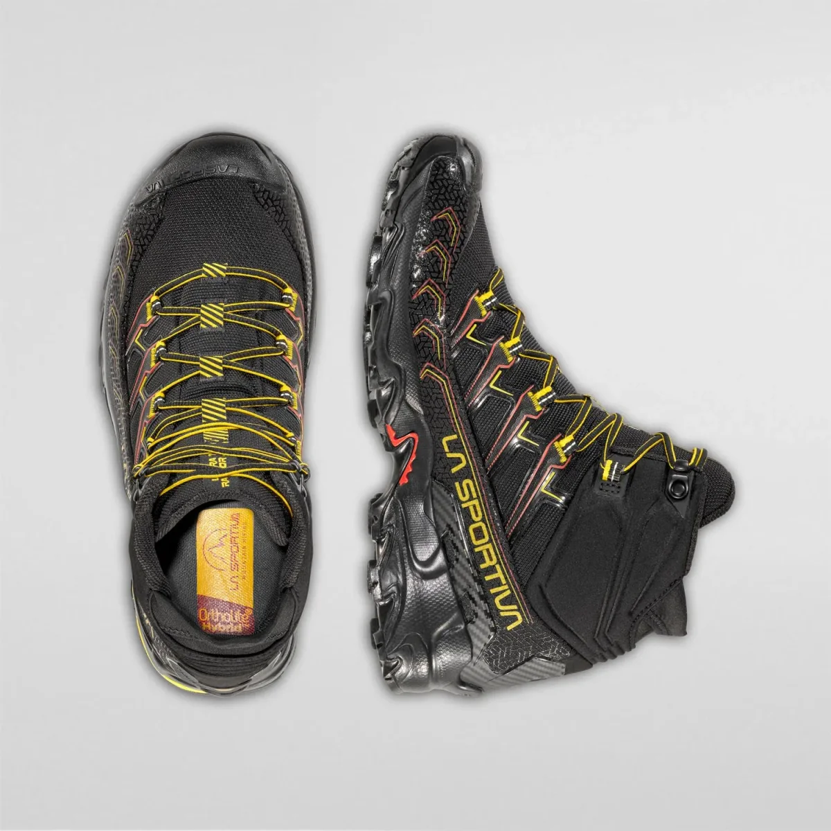 Botas La Sportiva ULTRA RAPTOR II MID GTX NEGRO-AMARILLO - Imagen 4