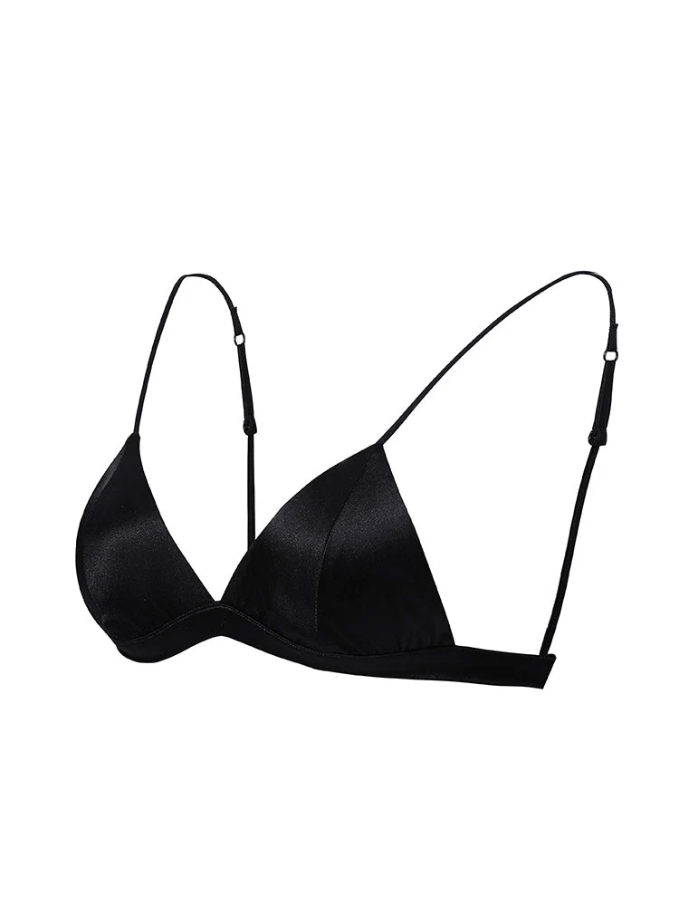 Sujetador Sexy sin Aros de Jersey de Seda (Braguitas no incluidas) - Imagen 7