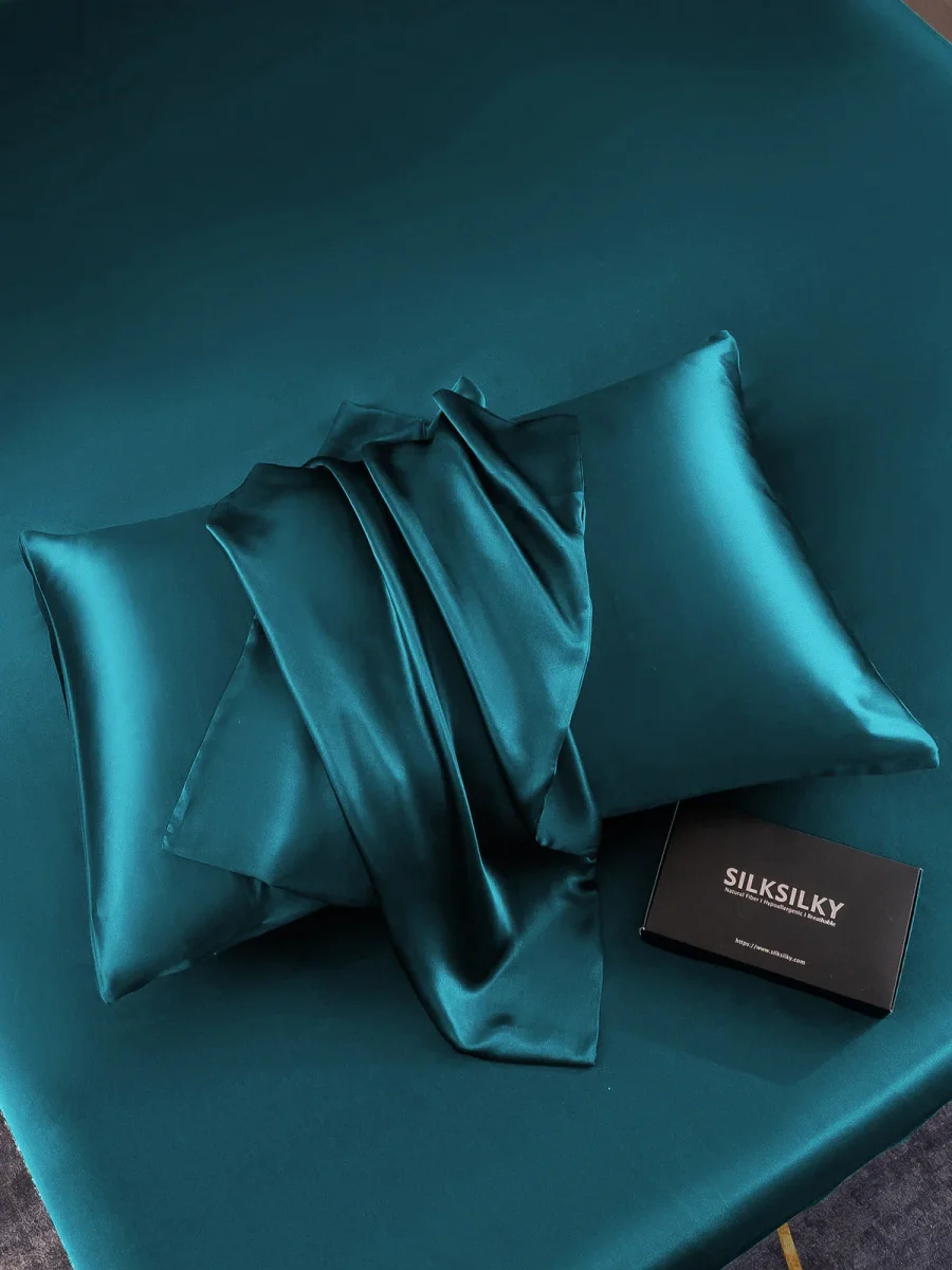2 Piezas 22Momme Funda De Almohada De Seda - Cierre Sobre - Imagen 5