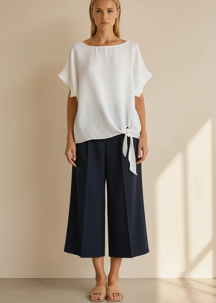 Blusa nudo fluida - Imagen 9