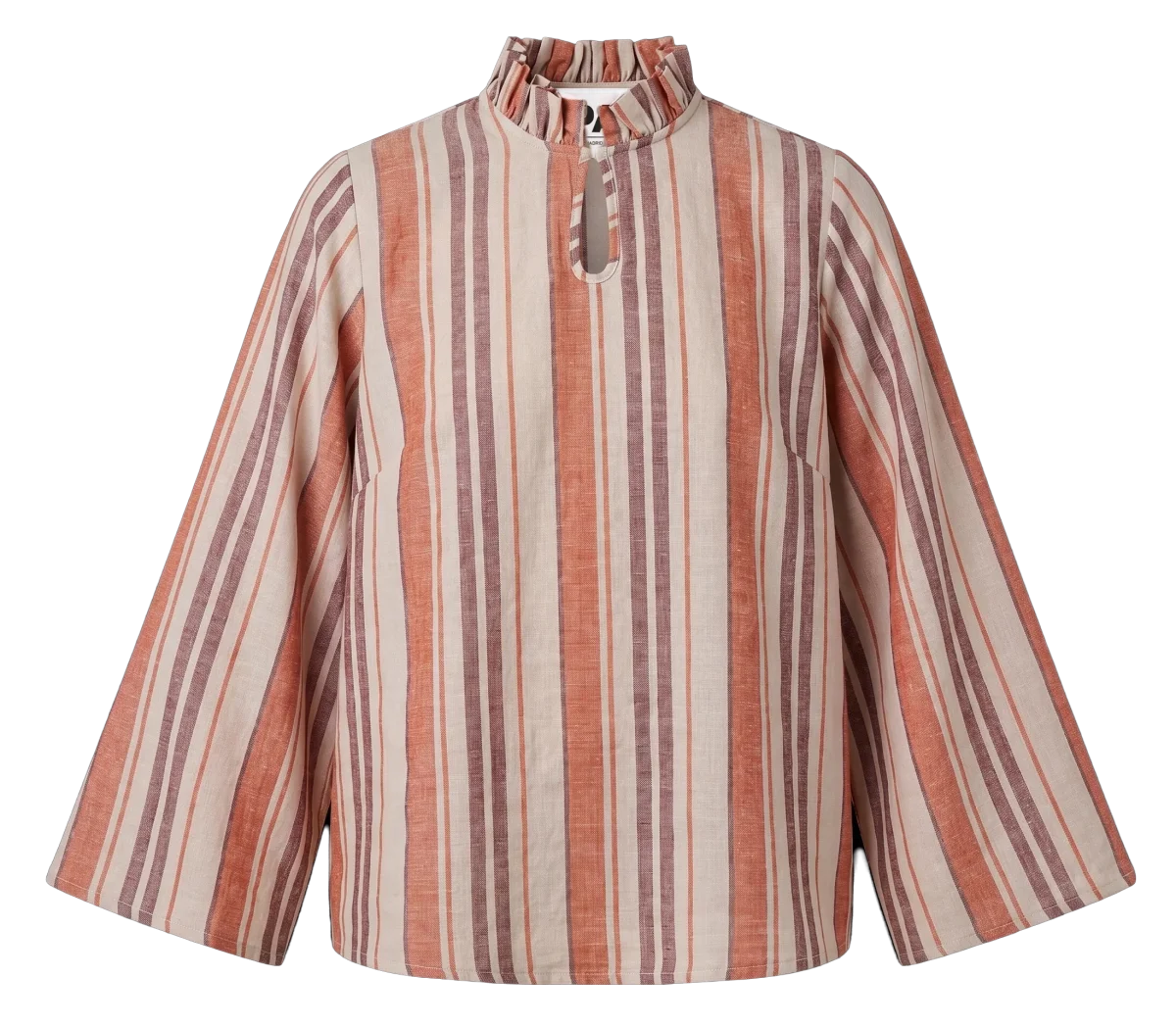 Blusa Scirocco Rayas Coral y Lila - Imagen 8