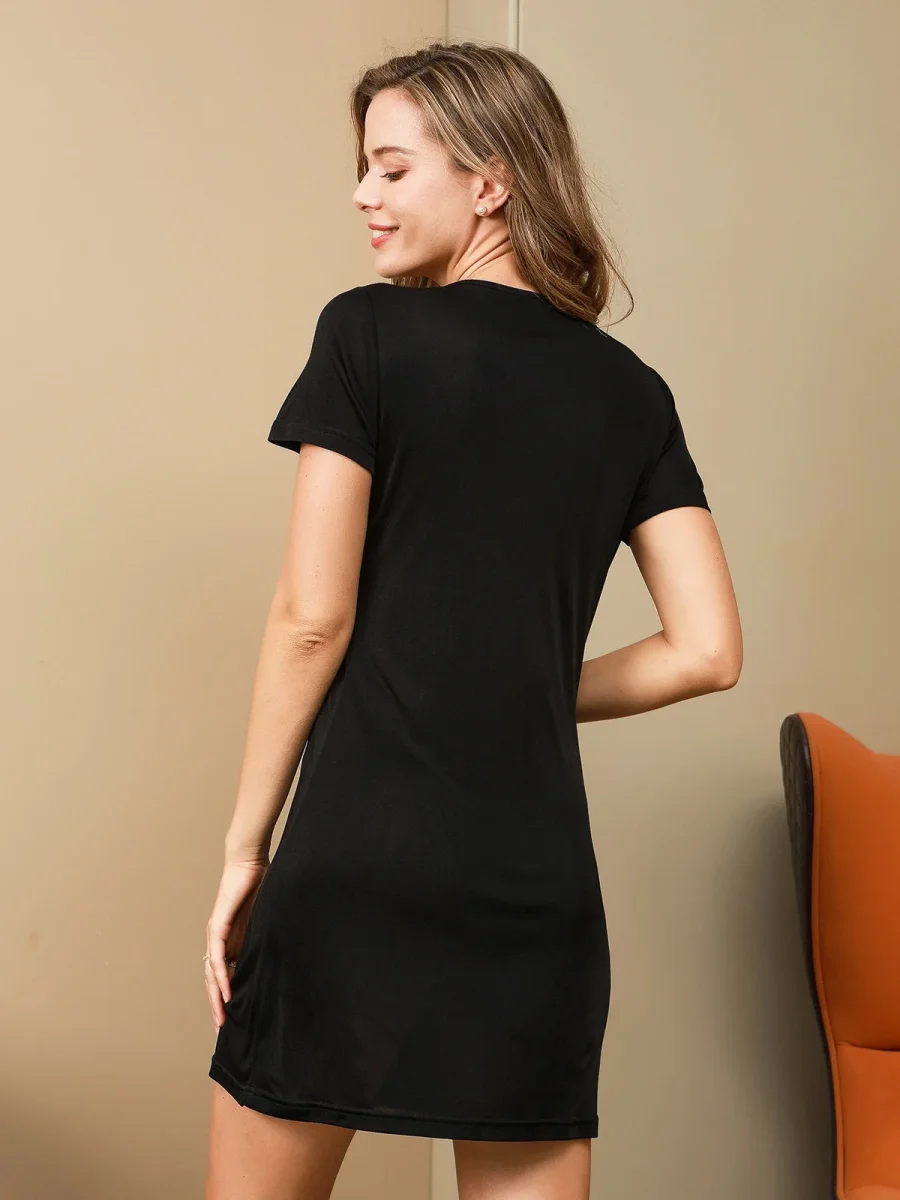 Vestido Camisón Elegante De Jersey De Seda - Imagen 3