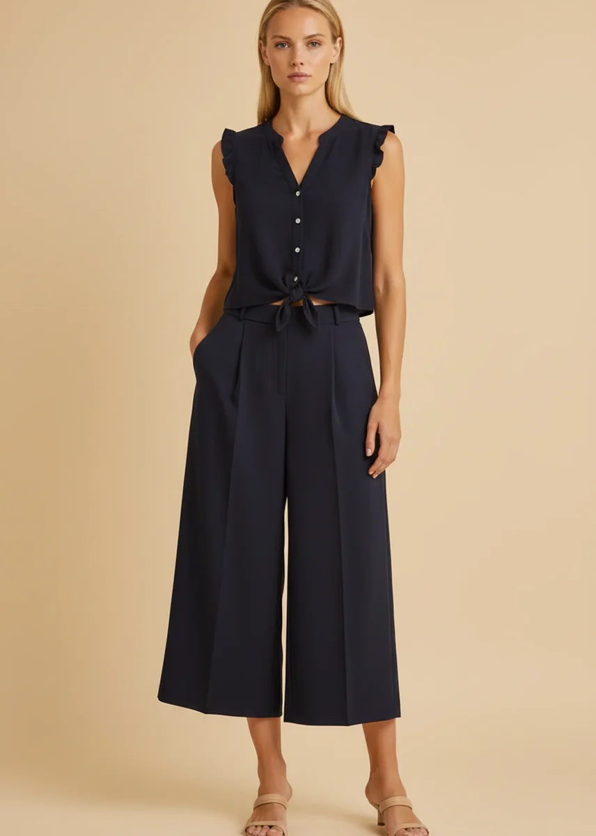 Blusa volante fluida - Imagen 6