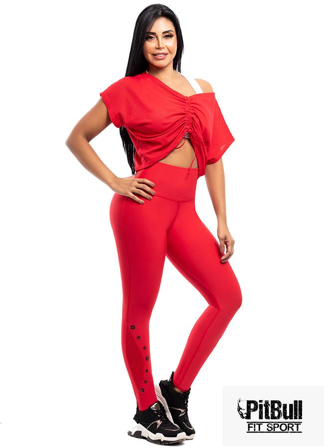 Conjunto deportivo Red exercise - Imagen 2