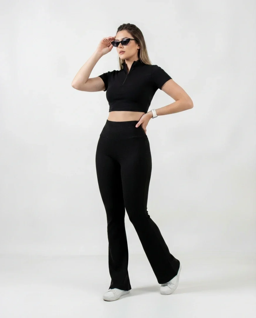 Pantalón Campana 5.0 Anti-Transparencia & ANTICELULITIS 😍 - Imagen 4