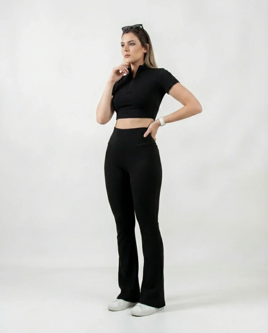 Pantalón Campana 5.0 Anti-Transparencia & ANTICELULITIS 😍 - Imagen 5