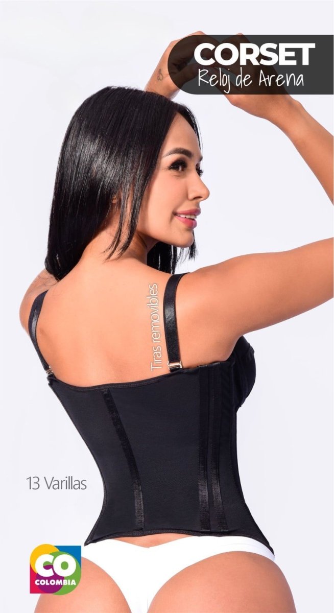 CORSET COPA ESTILO RELOJ DE ARENA 13 VARILLAS 819LMC - Imagen 4