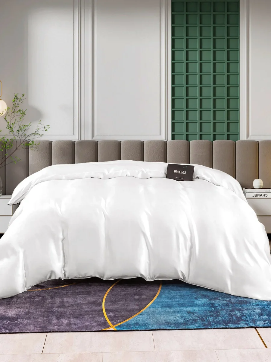 25Momme Funda Nórdica Seda Sin Costuras (SIN FUNDAS DE ALMOHADA) - Imagen 7