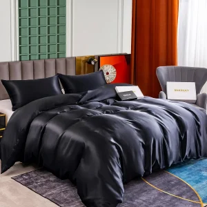 25Momme Juego De Seda De 3 Piezas: Funda Nórdica+2x Fundas De Almohada