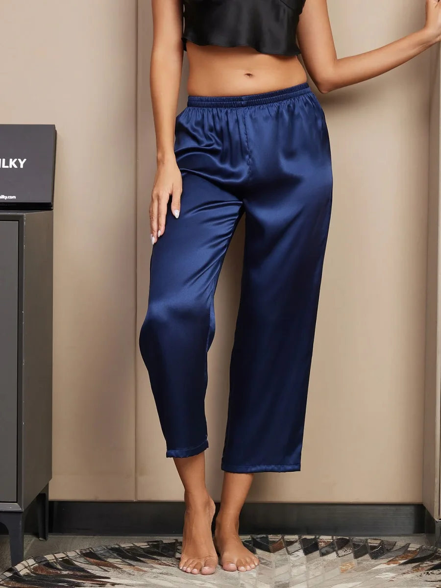 Seda Pura Classic Pantalones De Dormir Para Mujer - Imagen 5
