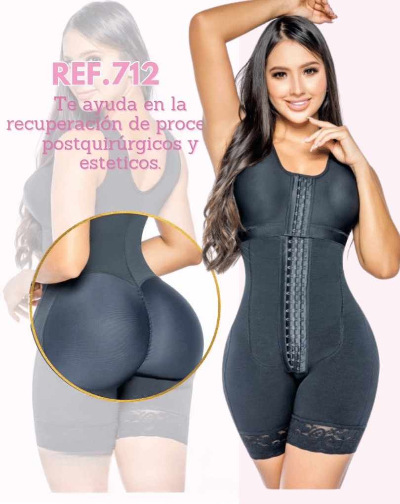 FAJA COLOMBIANA BRASSIER CON SHORT LEVANTACOLA 712LMC - Imagen 3