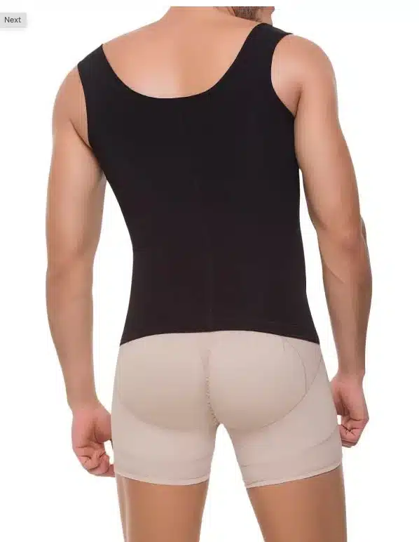 Faja para Hombre Tipo Chaleco de Alta Compresión con Espalda Completa Ref. 26950 | Fajitex Colombia - Imagen 4