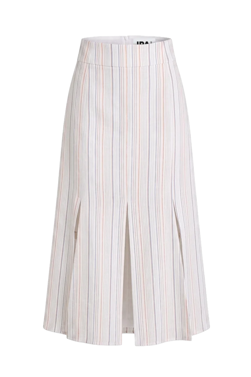 Falda Armonia Crudo Rayas Beige - Imagen 8