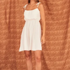 Vestido corto abalorios