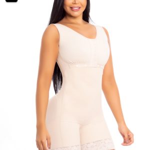 Faja Pierna corta con brasier lateral