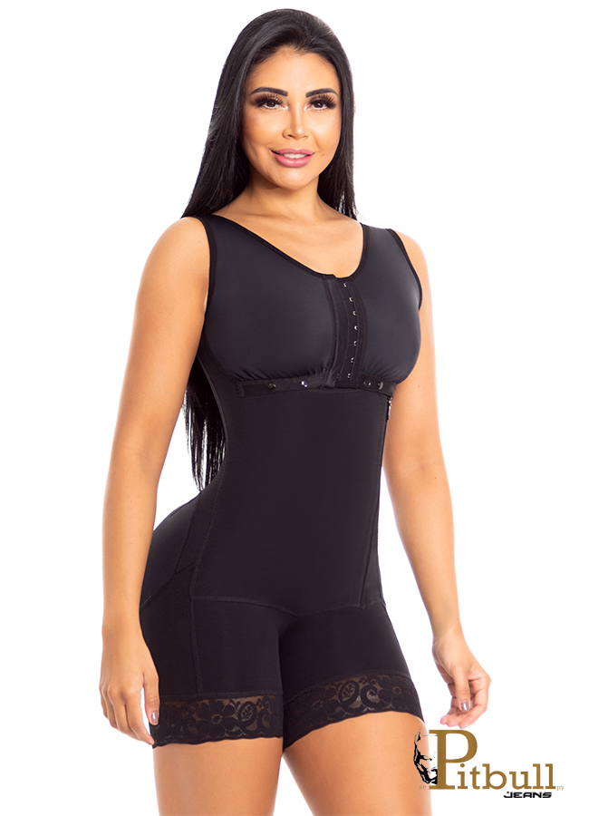 Faja Pierna corta con brasier lateral - Imagen 3