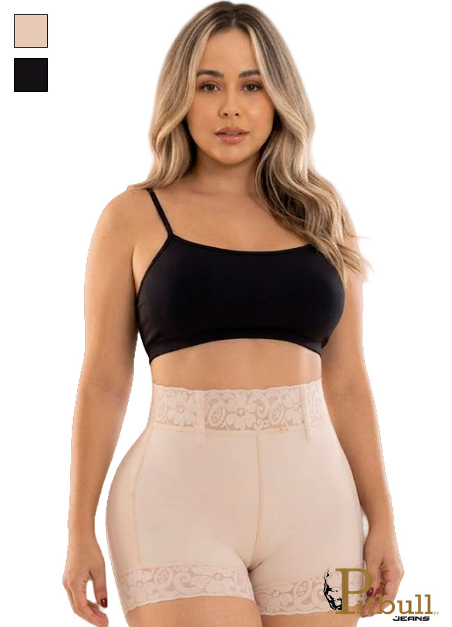 Faja Short Moldeadora Cintura Alta FPI862_2 con Encaje