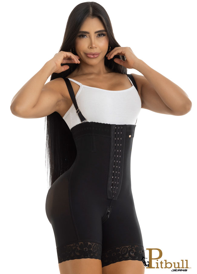 Faja Colombiana Short FPI867 con Tirantes y Cierre Fronta - Imagen 3
