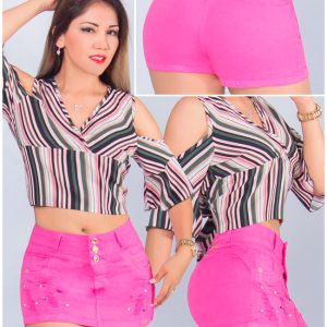 Falda-Short My pink