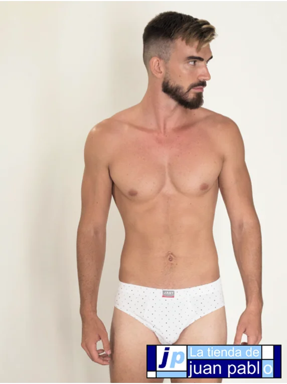 JAST 300 Slip Algodón Estampado Hombre Pack 3 - Imagen 2