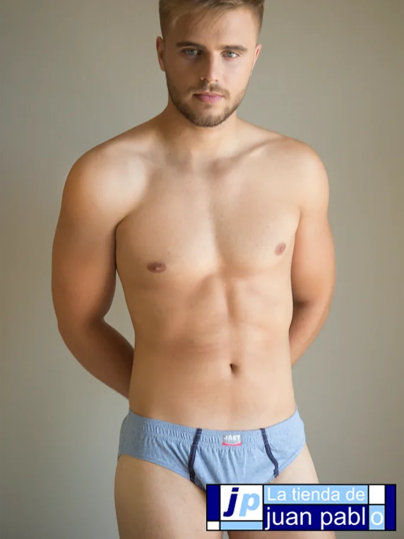 JAST 355 Slip Liso Algodón Hombre Pack 3
