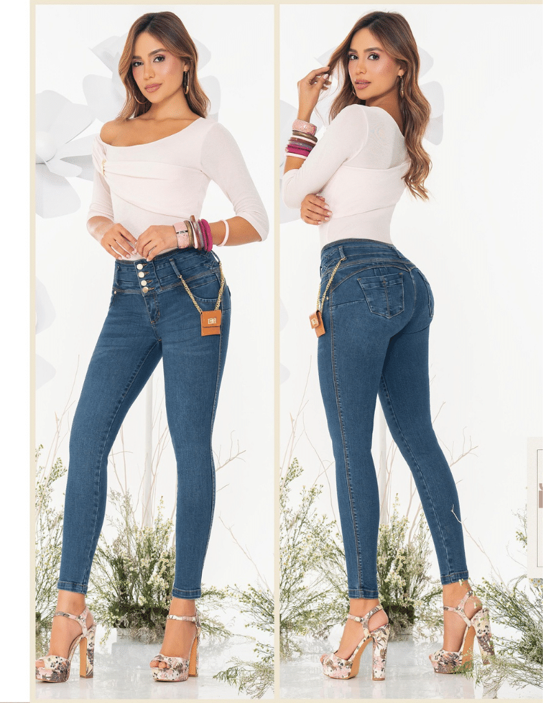 Vaquero Colombiano Levantacola Push-Up 1795 Jeans de Realce