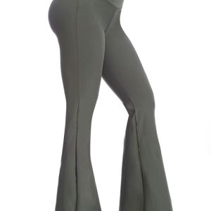 Leggins Levantacola de Bota Ancha y Efecto Moldeador