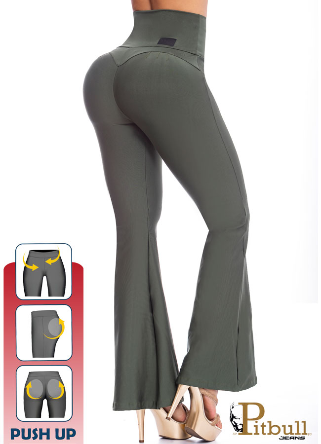 Leggins Levantacola de Bota Ancha y Efecto Moldeador - Imagen 4
