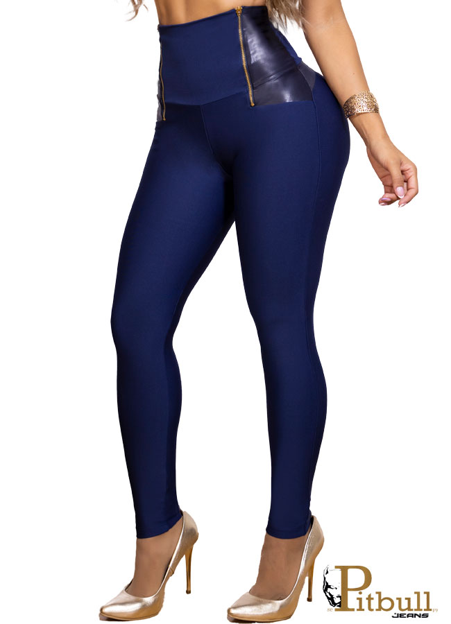Leggins Realce Total con Cierre Frontal