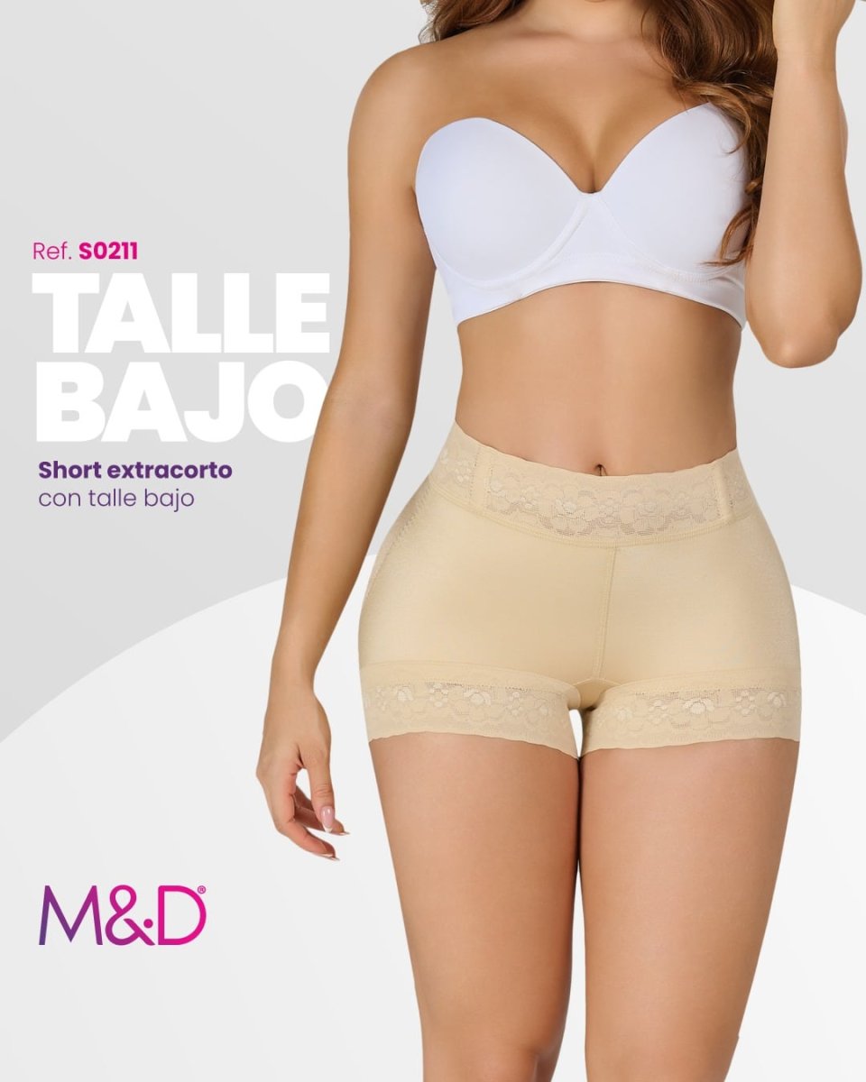 SHORT TALLE BAJO CONTROL SUAVE MYD S-0211 - Imagen 4