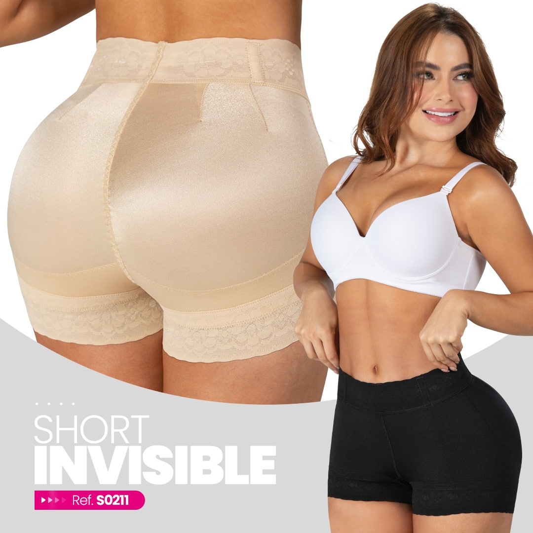 SHORT TALLE BAJO CONTROL SUAVE MYD S-0211 - Imagen 3