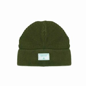 Gorro orgánico - Verde Tostado