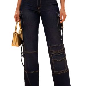 Pantalón Cargo Push Up Premium Negro