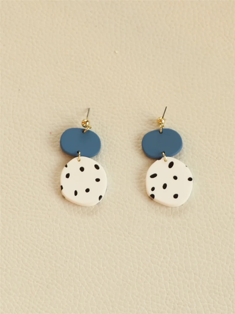 Pendientes colgantes diseño redondeado, Joanne - Imagen 5