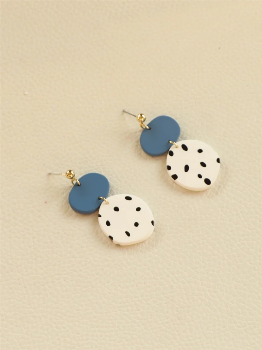 Pendientes colgantes diseño redondeado, Joanne - Imagen 4