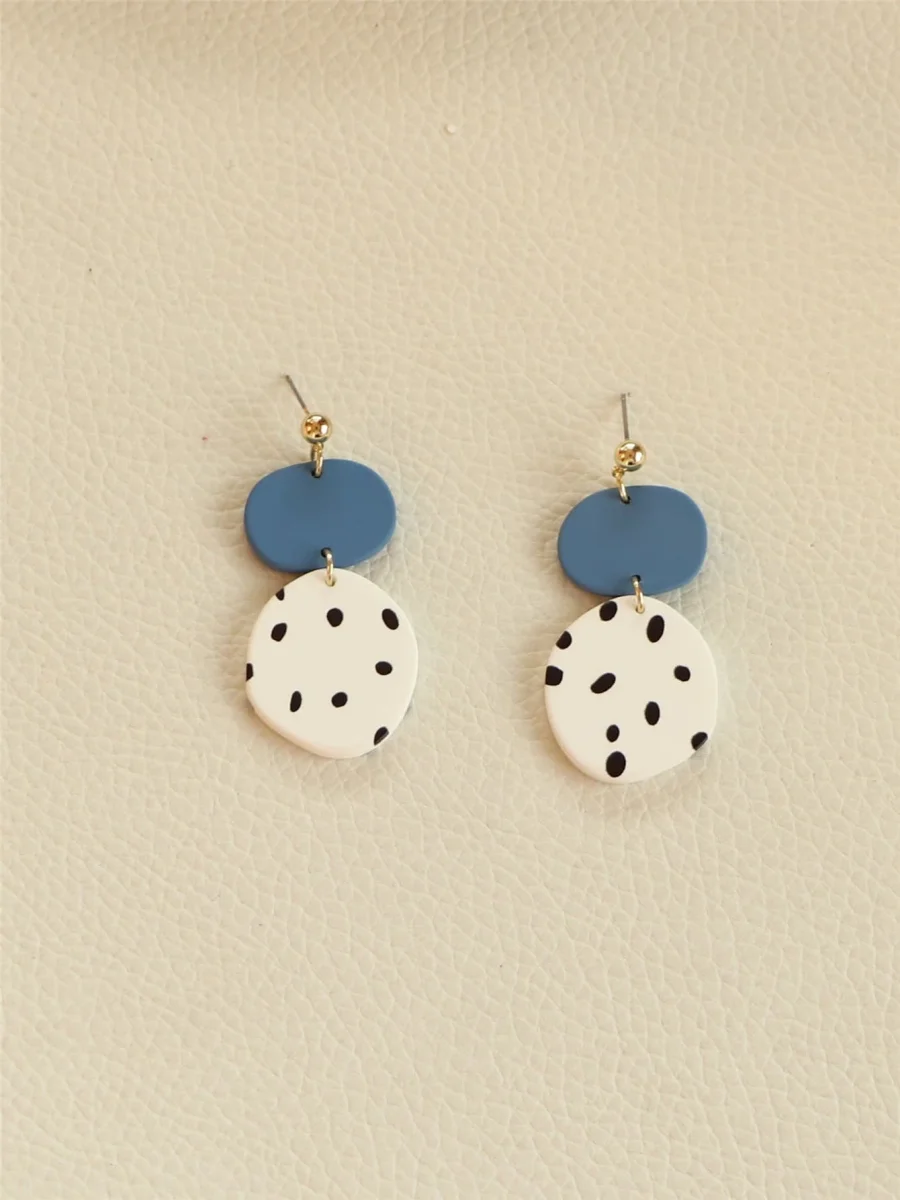 Pendientes colgantes diseño redondeado, Joanne - Imagen 3