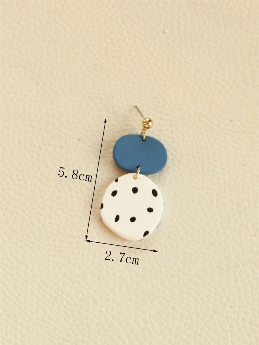 Pendientes colgantes diseño redondeado, Joanne - Imagen 6