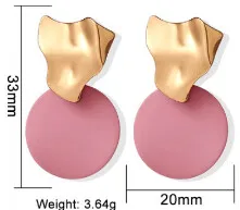 Pendientes geométricos acrílicos, Zoey - Imagen 4
