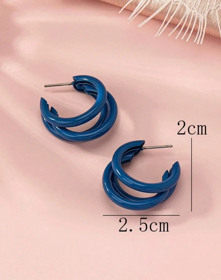Pendientes geométricos de 3 aretes, Aina - Imagen 7