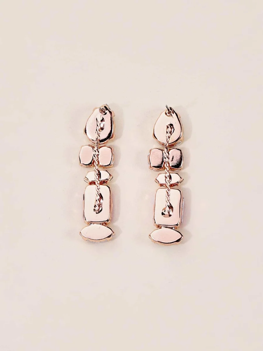 Pendientes geométricos de cristal, Sigrid - Imagen 4