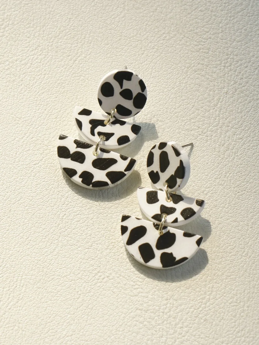 Pendientes geométricos diseño animal, Nature - Imagen 4