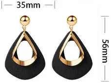 Pendientes colgantes geométricos acrílicos, Kate - Imagen 4