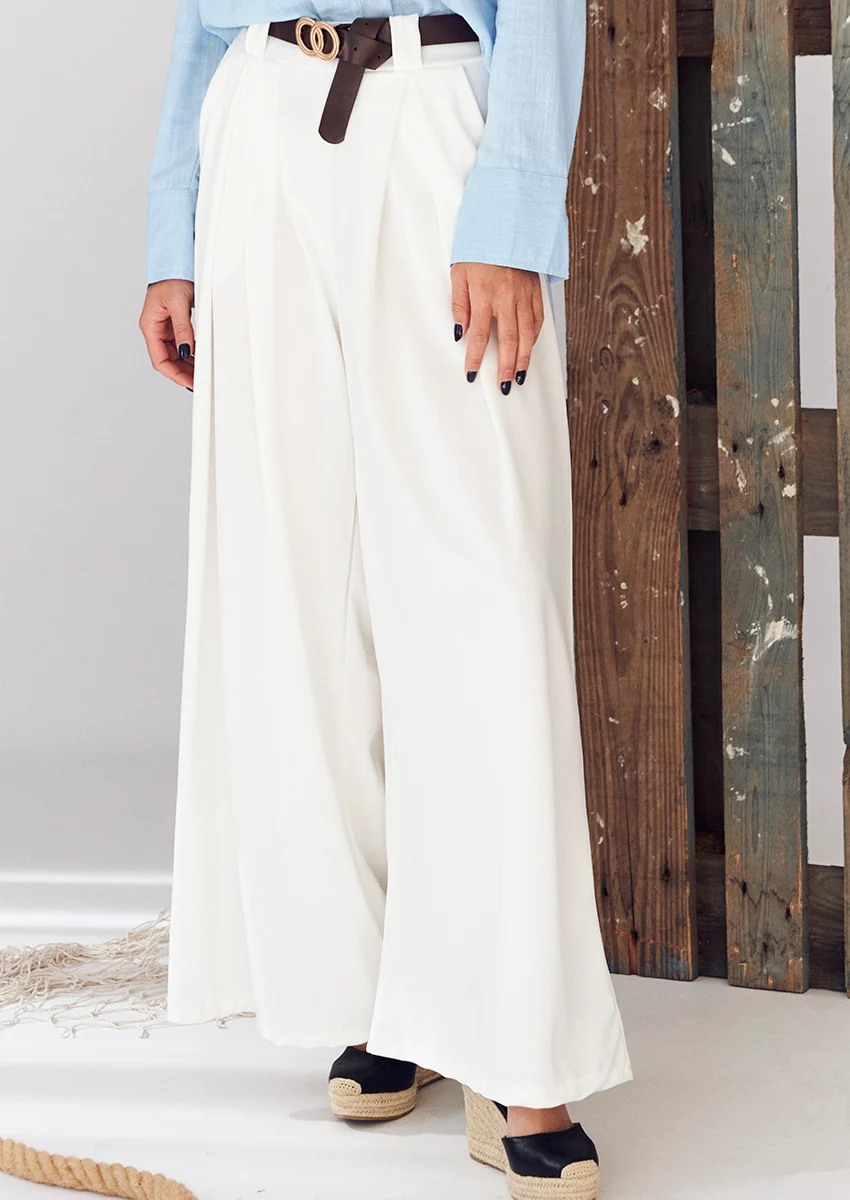 Pantalón pinzas fluido - Imagen 3