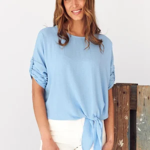 Blusa nudo fluida