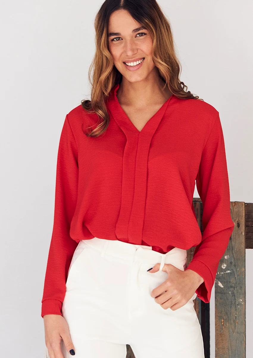 Blusa fluida - Imagen 3