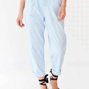 Pantalón carrot rayas