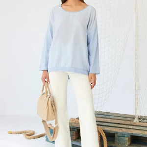 Camiseta doble textura