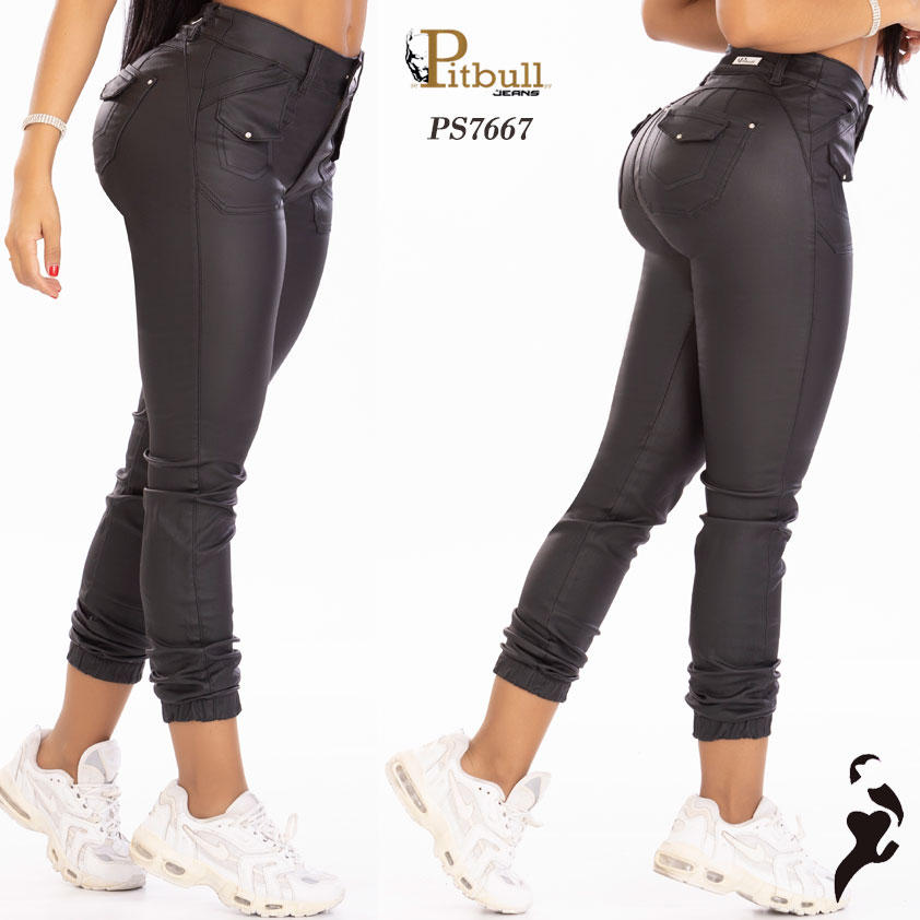 Pantalón Skinny Levantacola con Control de Cintura - Imagen 4