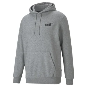 Sudadera capucha hombre Puma ESS SMALL LOGO HOODIE gris
